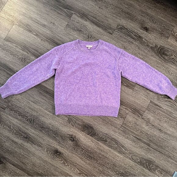 J. Crew Purple Crewneck Pullover Sweater - Picture 1 of 8